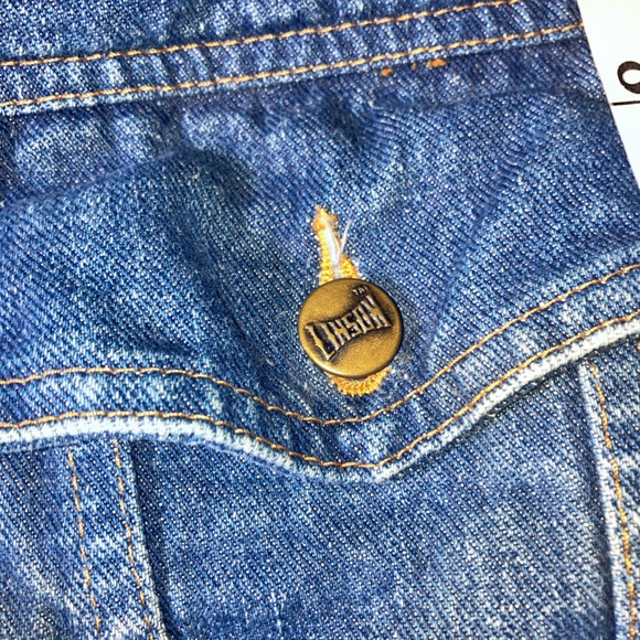 Linson VINTAGE Denim Corduroy Trim Jacket - Picture 5 of 8